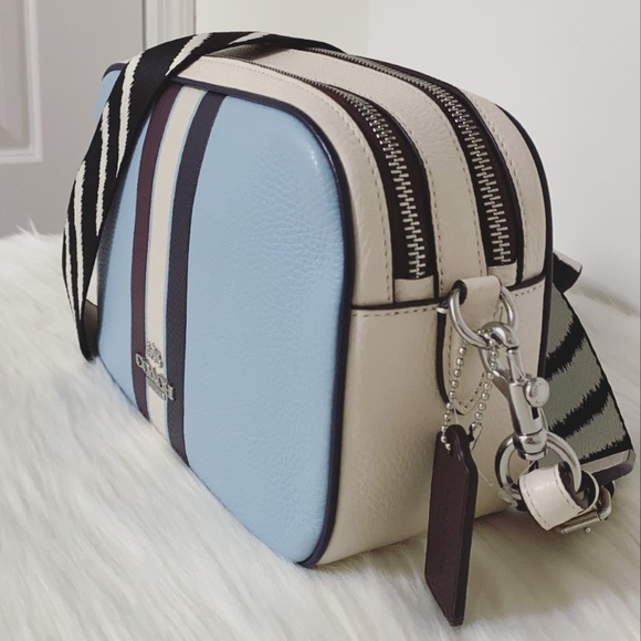 New💃Coach Jes Crossbody In Colorblock With Stripe - Picture 4 of 10